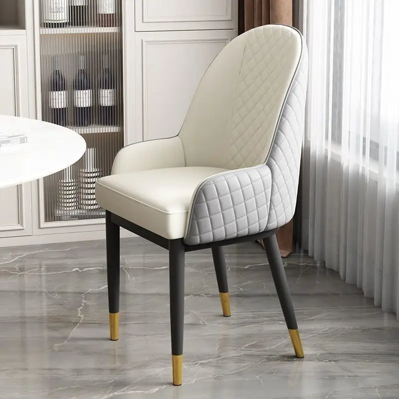 Dining chair, light luxury modern Bentley minimalist chair