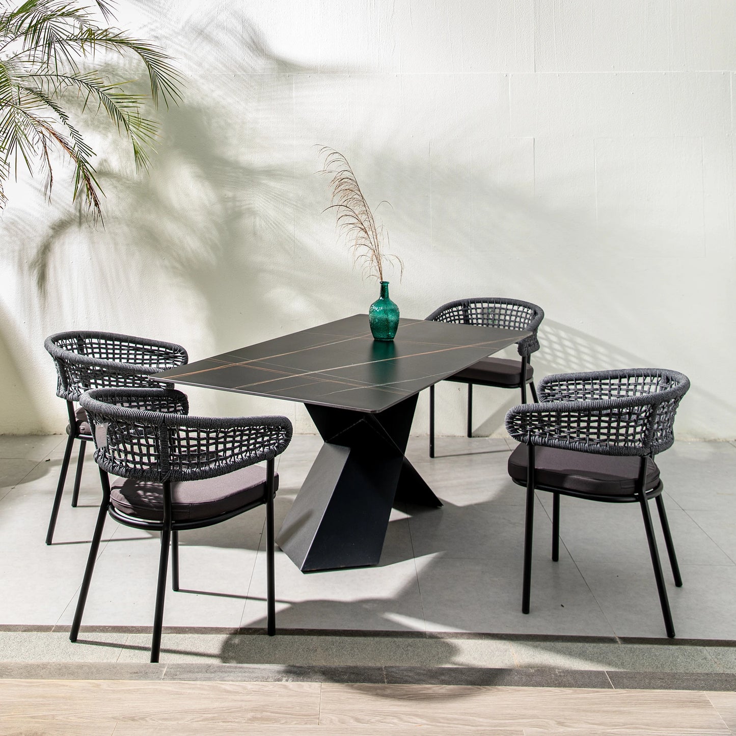Outdoor Weather Furniture hotel patio PE rattan weaving Sofa Set