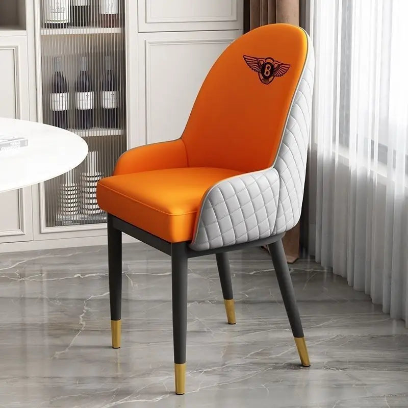 Dining chair, light luxury modern Bentley minimalist chair