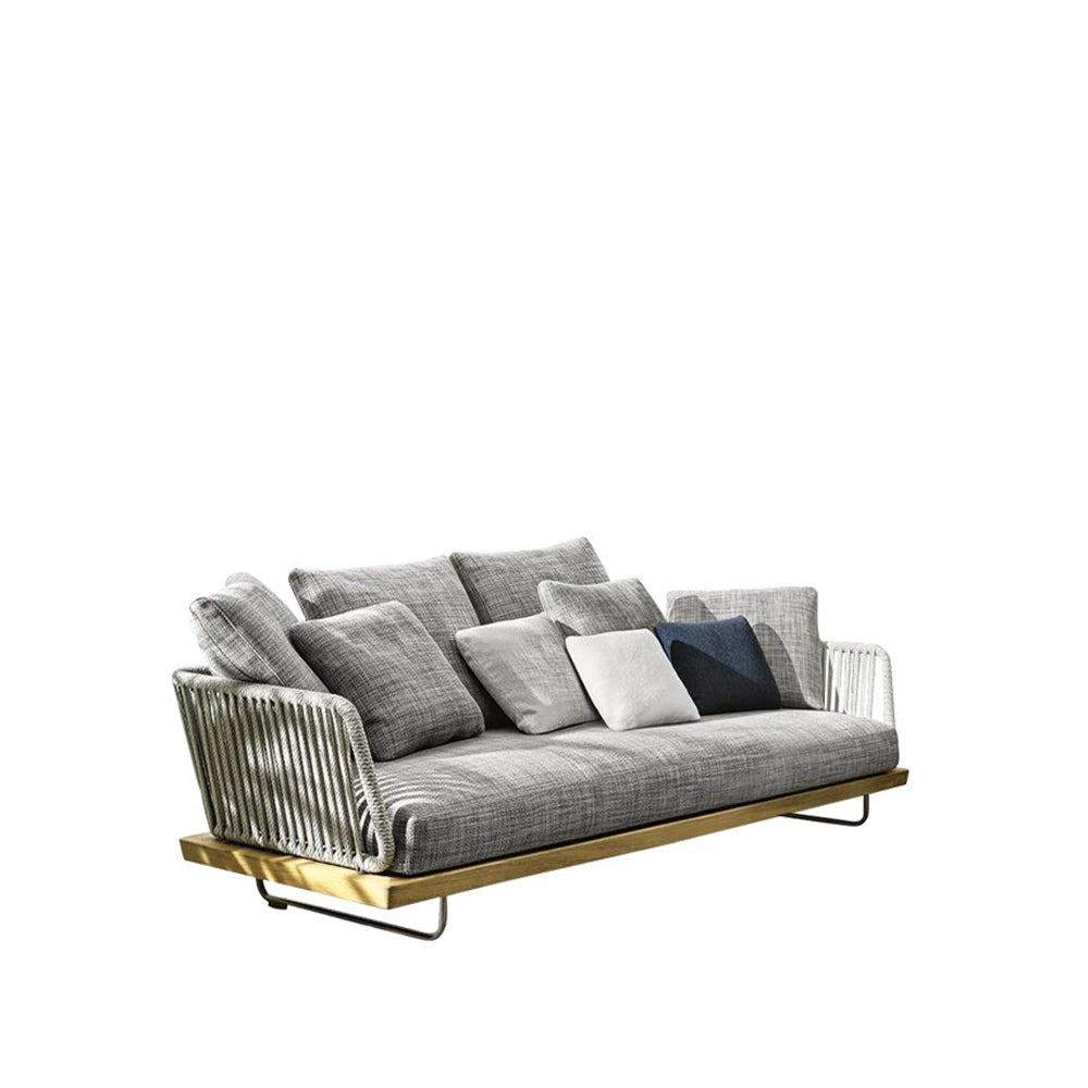 High End Outdoor Customization Villa Garden Sofa Rope Woven Furniture Poolside