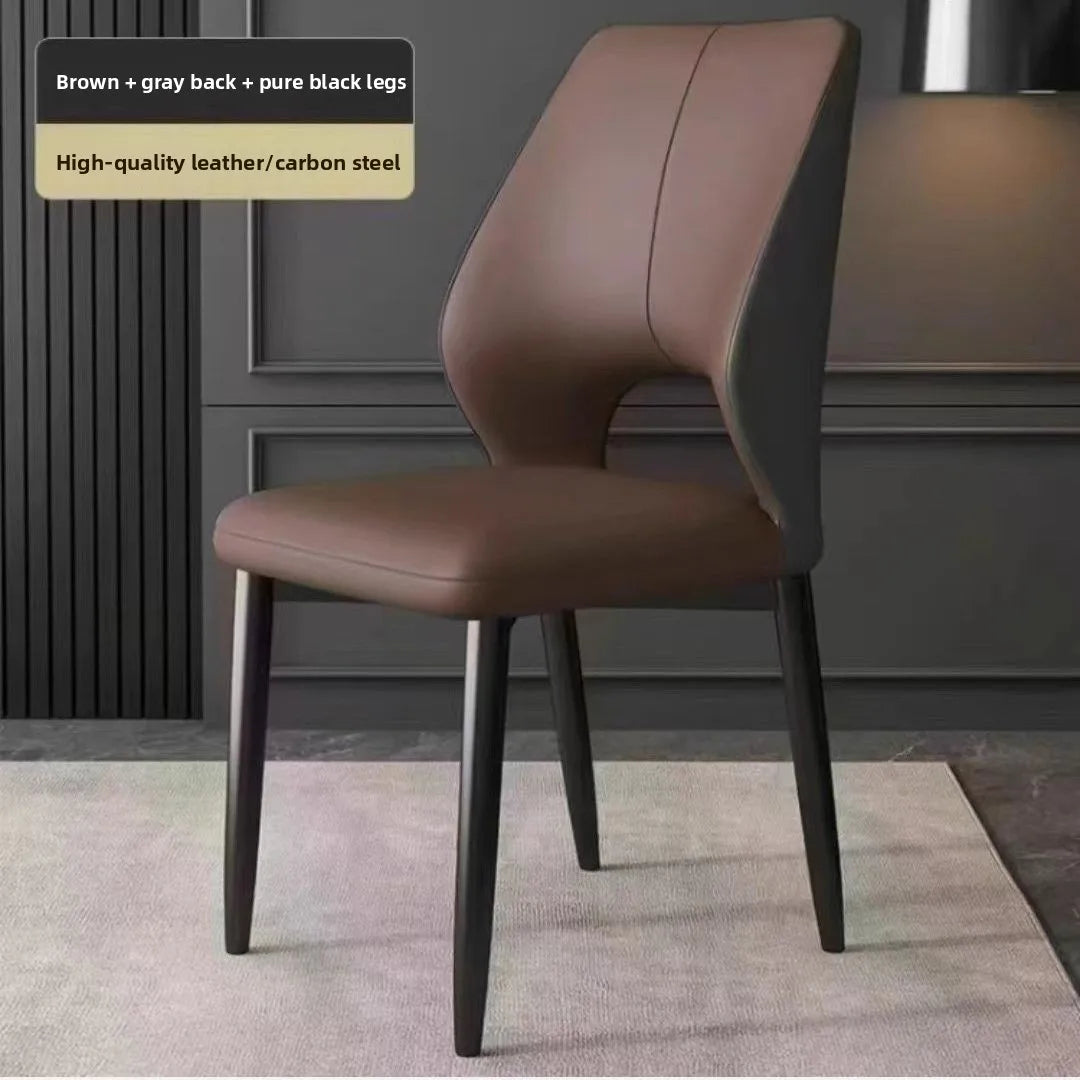 Dining chair, home backrest chair, dining table chair, leisure restaurant dining chair