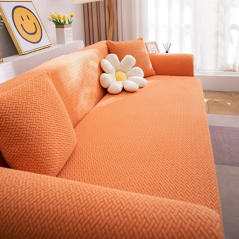 Jacquard Adjustable Elastic Sofa Cover Armchair Protector Corner L Shape Stretch