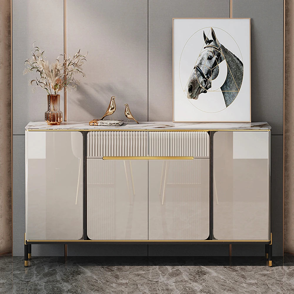 Water Proof Design Storage Cabinet Narrow Standing Kitchen Sideboard Cabinet Drawers