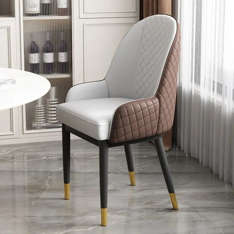 Dining chair, light luxury modern Bentley minimalist chair