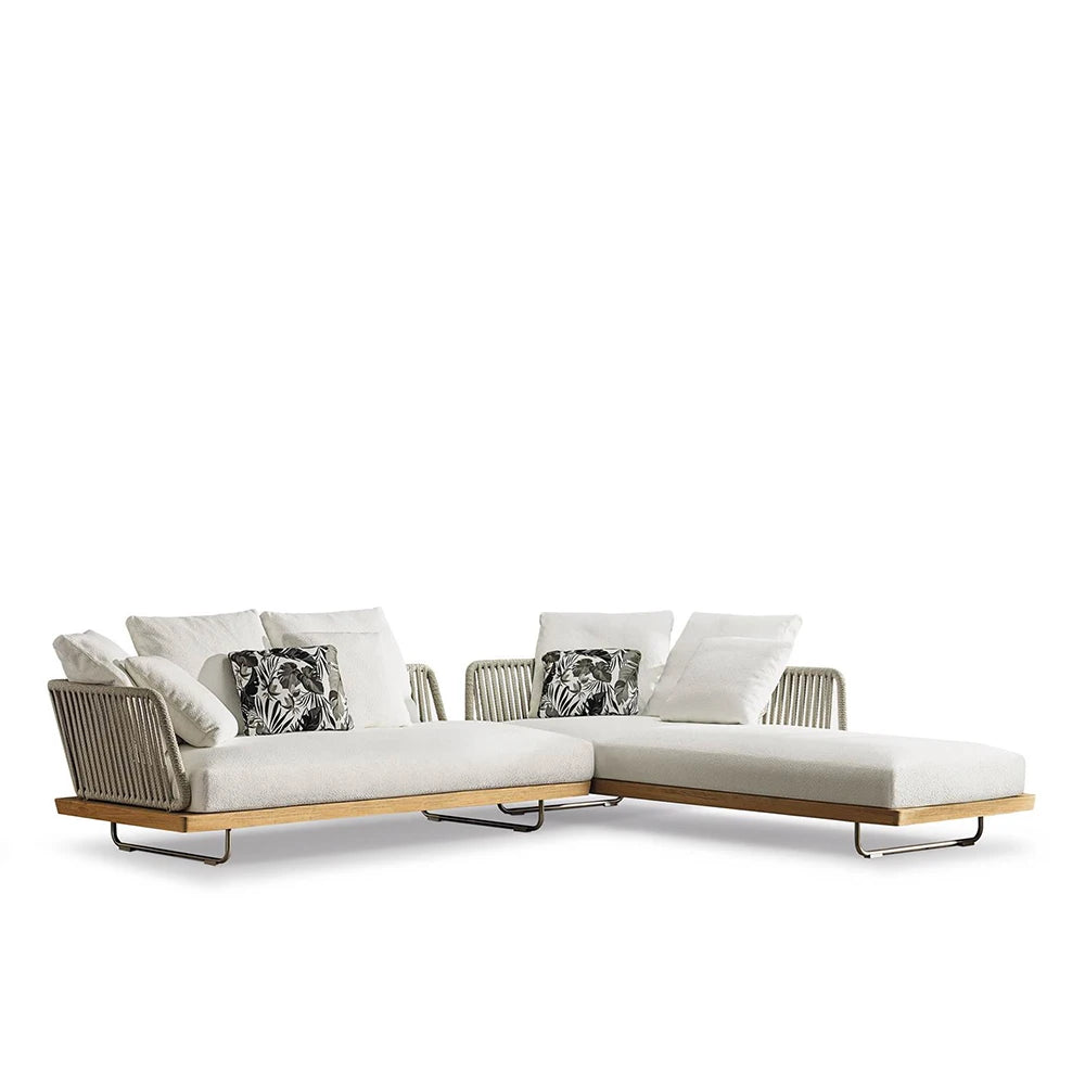High End Outdoor Customization Villa Garden Sofa Rope Woven Furniture Poolside