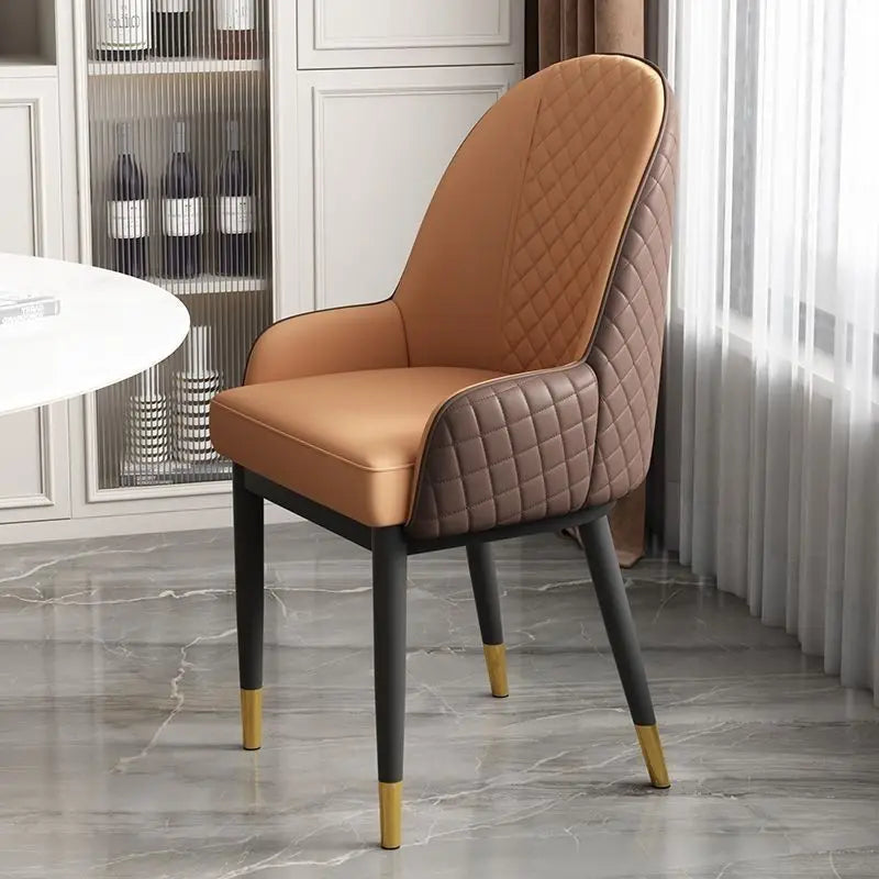 Dining chair, light luxury modern Bentley minimalist chair