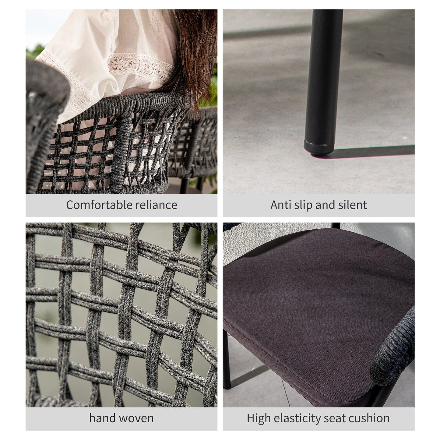 Outdoor Weather Furniture hotel patio PE rattan weaving Sofa Set