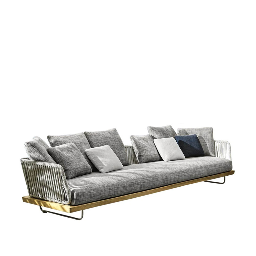High End Outdoor Customization Villa Garden Sofa Rope Woven Furniture Poolside