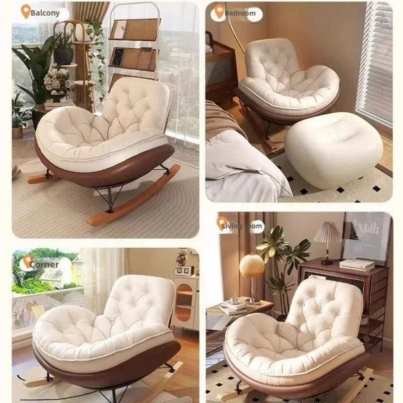 Lazy Sofa, Single Rocking Chair, Lounge Chair, Adult Honeycomb Chair