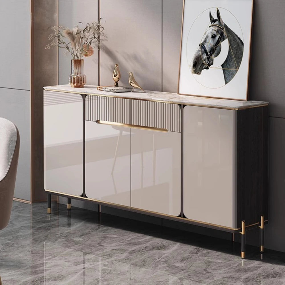 Water Proof Design Storage Cabinet Narrow Standing Kitchen Sideboard Cabinet Drawers