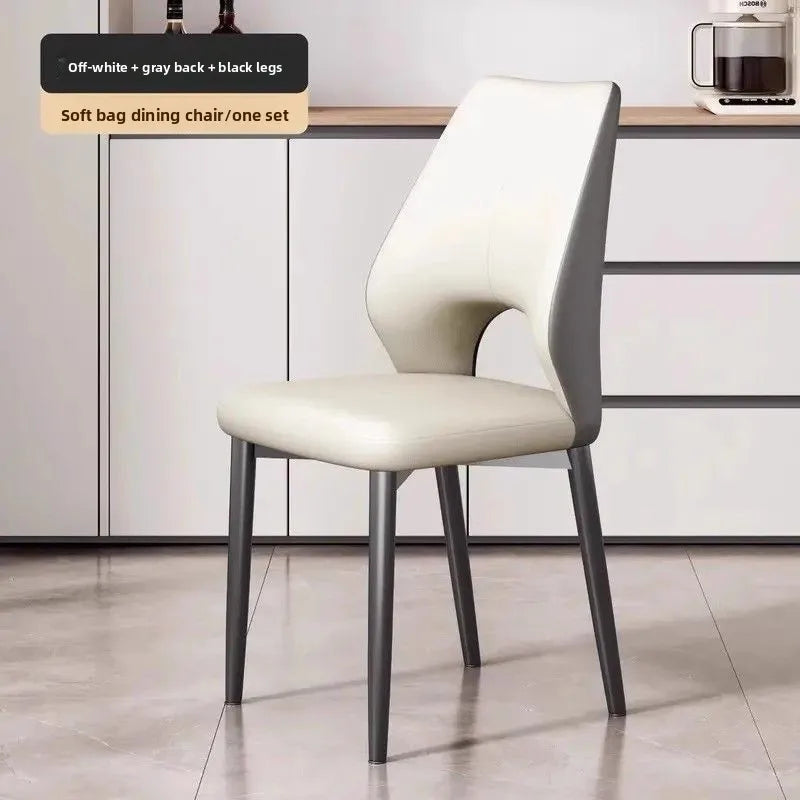 Dining chair, home backrest chair, dining table chair, leisure restaurant dining chair