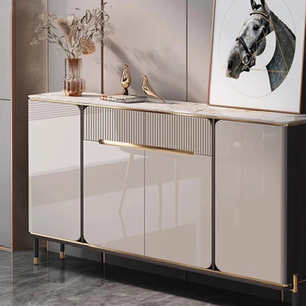 Water Proof Design Storage Cabinet Narrow Standing Kitchen Sideboard Cabinet Drawers
