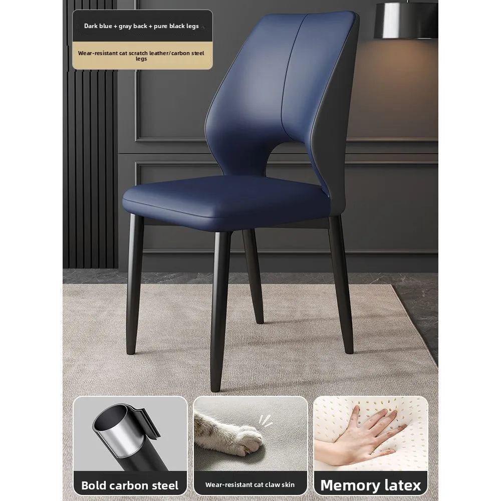 Dining chair, home backrest chair, dining table chair, leisure restaurant dining chair
