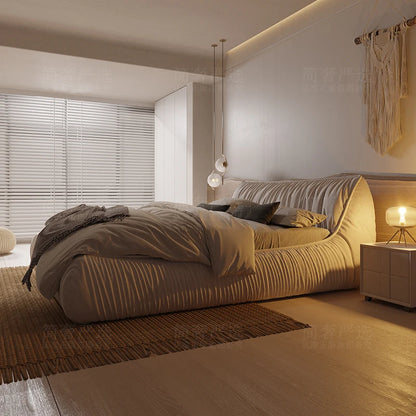 European Simple Bed Double King Size Luxury Castle Sleeping Bed