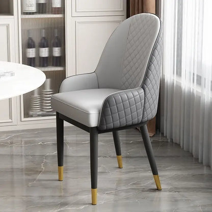 Dining chair, light luxury modern Bentley minimalist chair