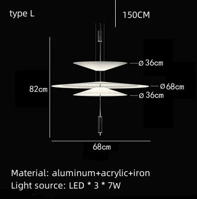 Italian Flamingo Dining Table Light Restaurant Coffee Table Ceiling