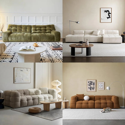 Excellent Quality Italian Luxury Living Room Furniture Premium Couch Villa Sofa