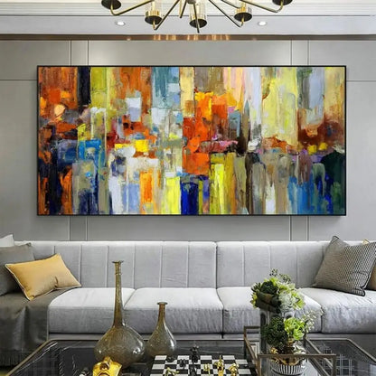 Modern Paintings Hand-painted Banner Black And White Ash Living Room Sofa