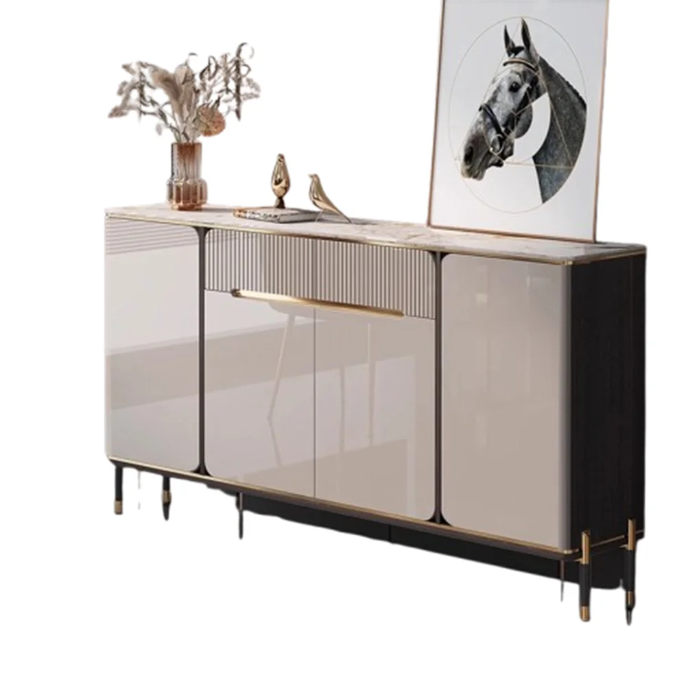 Water Proof Design Storage Cabinet Narrow Standing Kitchen Sideboard Cabinet Drawers
