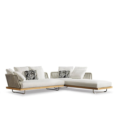 High End Outdoor Customization Villa Garden Sofa Rope Woven Furniture Poolside