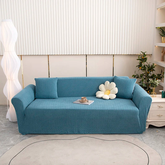 Jacquard Adjustable Elastic Sofa Cover Armchair Protector Corner L Shape Stretch