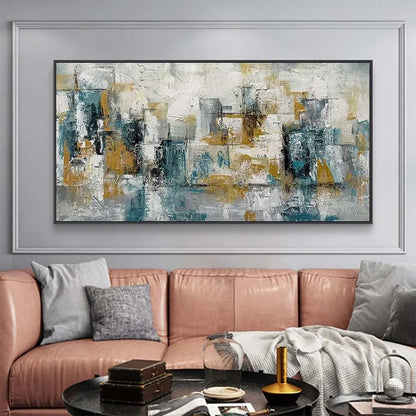 Modern Paintings Hand-painted Banner Black And White Ash Living Room Sofa