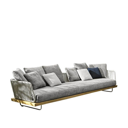 High End Outdoor Customization Villa Garden Sofa Rope Woven Furniture Poolside