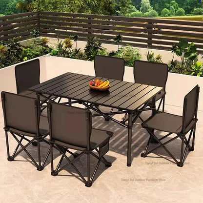 Tourist Folding Outdoor Tables Balcony Picnic Coffee Height Adjustable