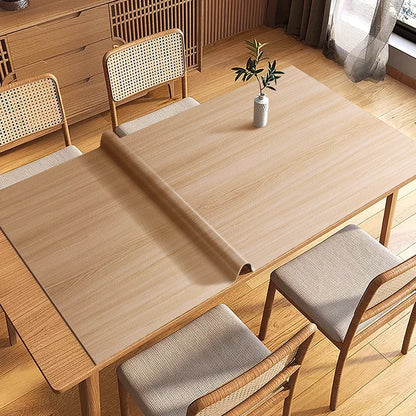 Imitation wood grain table mat, must-have waterproof, oil-proof