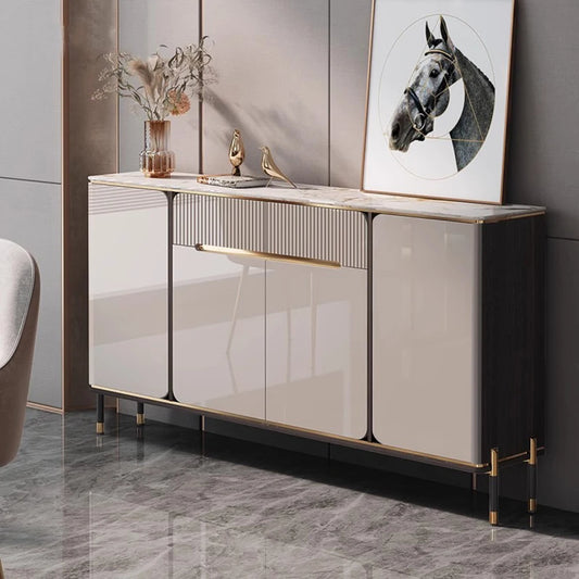 Water Proof Design Storage Cabinet Narrow Standing Kitchen Sideboard Cabinet Drawers