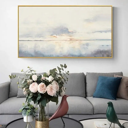Modern Paintings Hand-painted Banner Black And White Ash Living Room Sofa