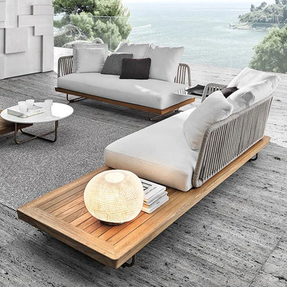 High End Outdoor Customization Villa Garden Sofa Rope Woven Furniture Poolside