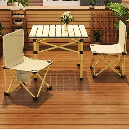 Tourist Folding Outdoor Tables Balcony Picnic Coffee Height Adjustable