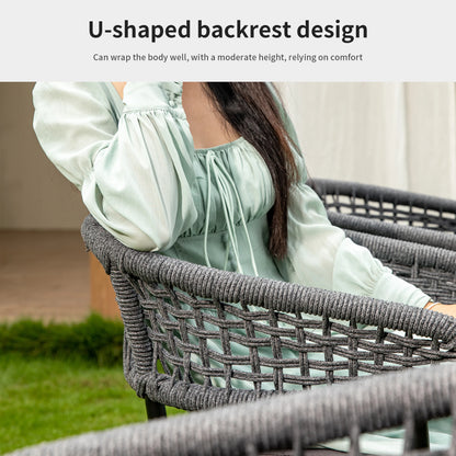 Outdoor Weather Furniture hotel patio PE rattan weaving Sofa Set