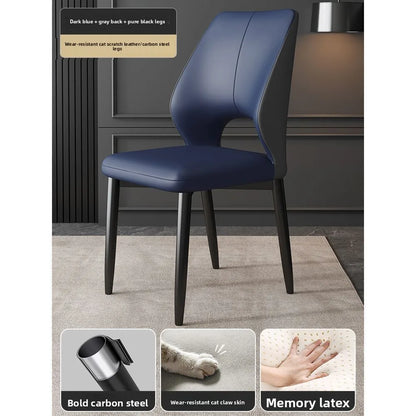 Dining chair, home backrest chair, dining table chair, leisure restaurant dining chair