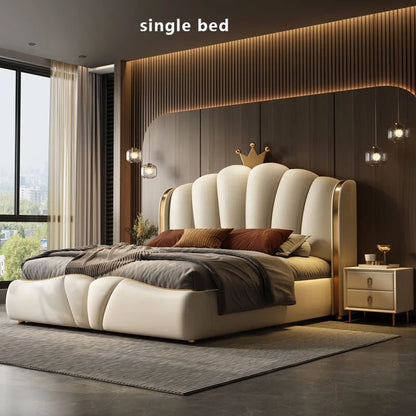 European Princess Bed Nordic Design Beauty Modern Luxury Bed Sun Castle